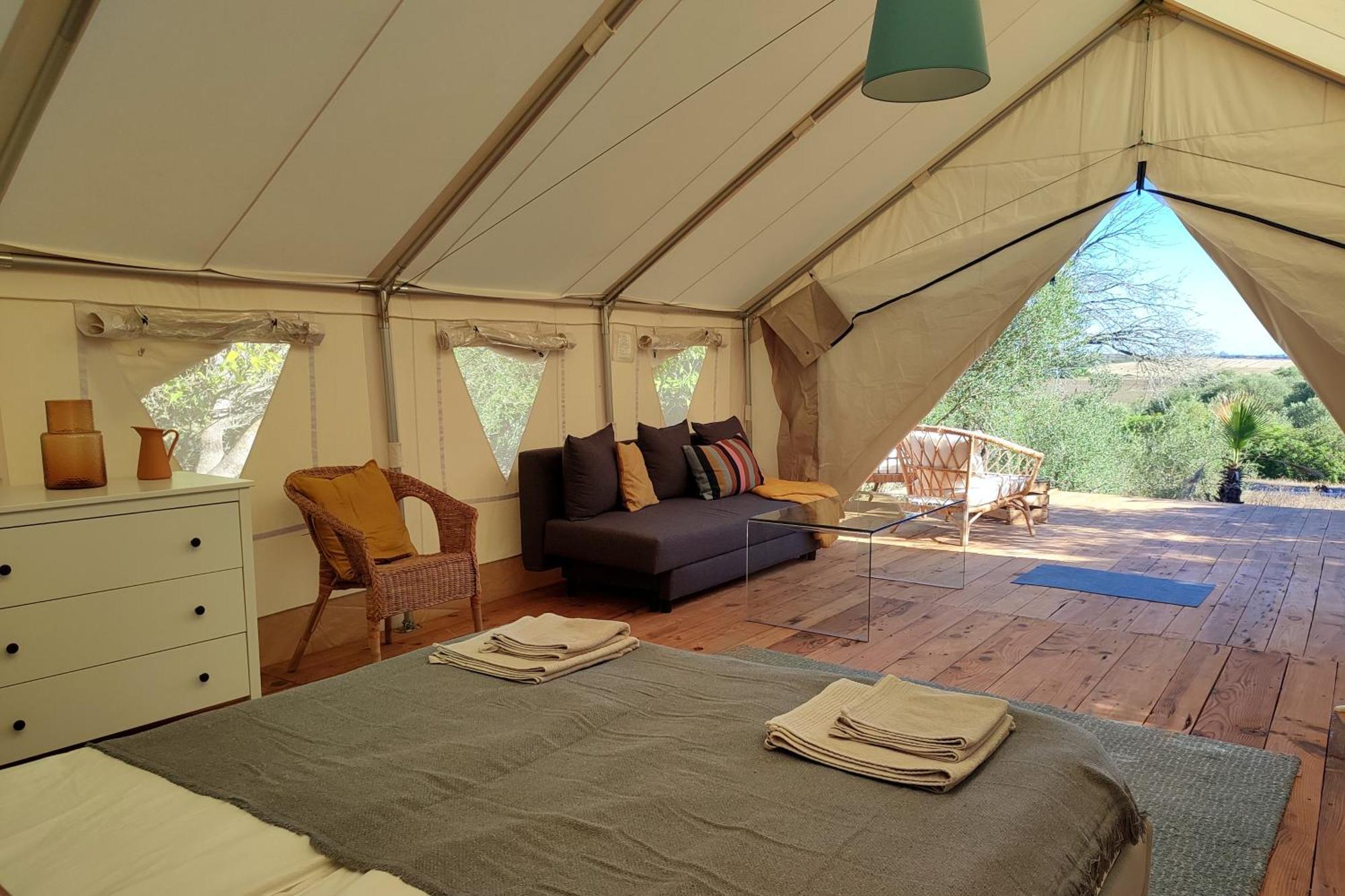 Tranquilo Glamping Hotell Hozanejos Rum bild