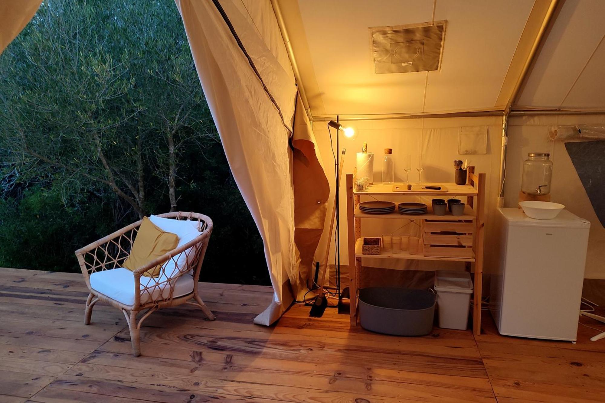 Tranquilo Glamping Hotell Hozanejos Rum bild