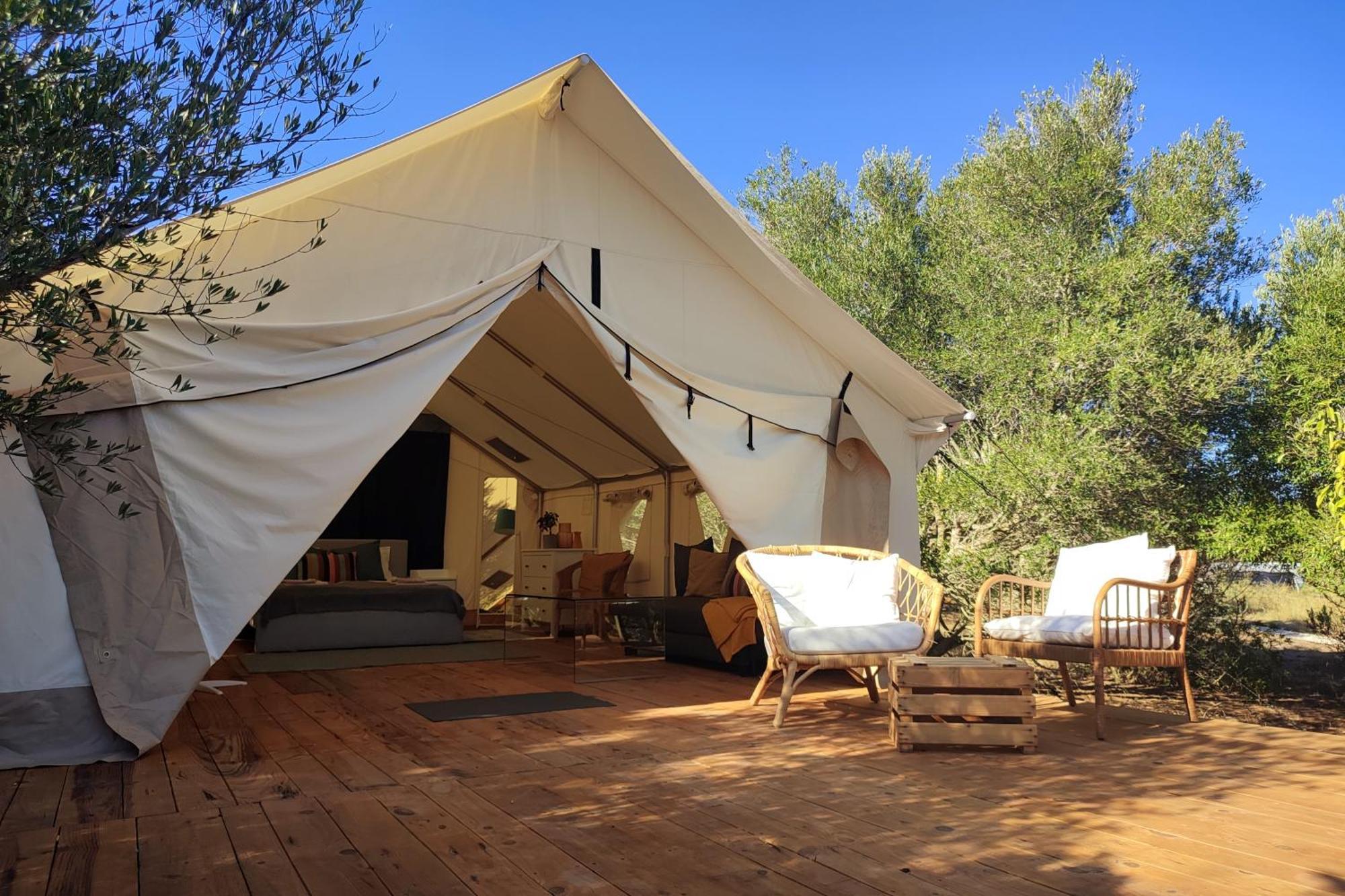 Tranquilo Glamping Hotell Hozanejos Rum bild